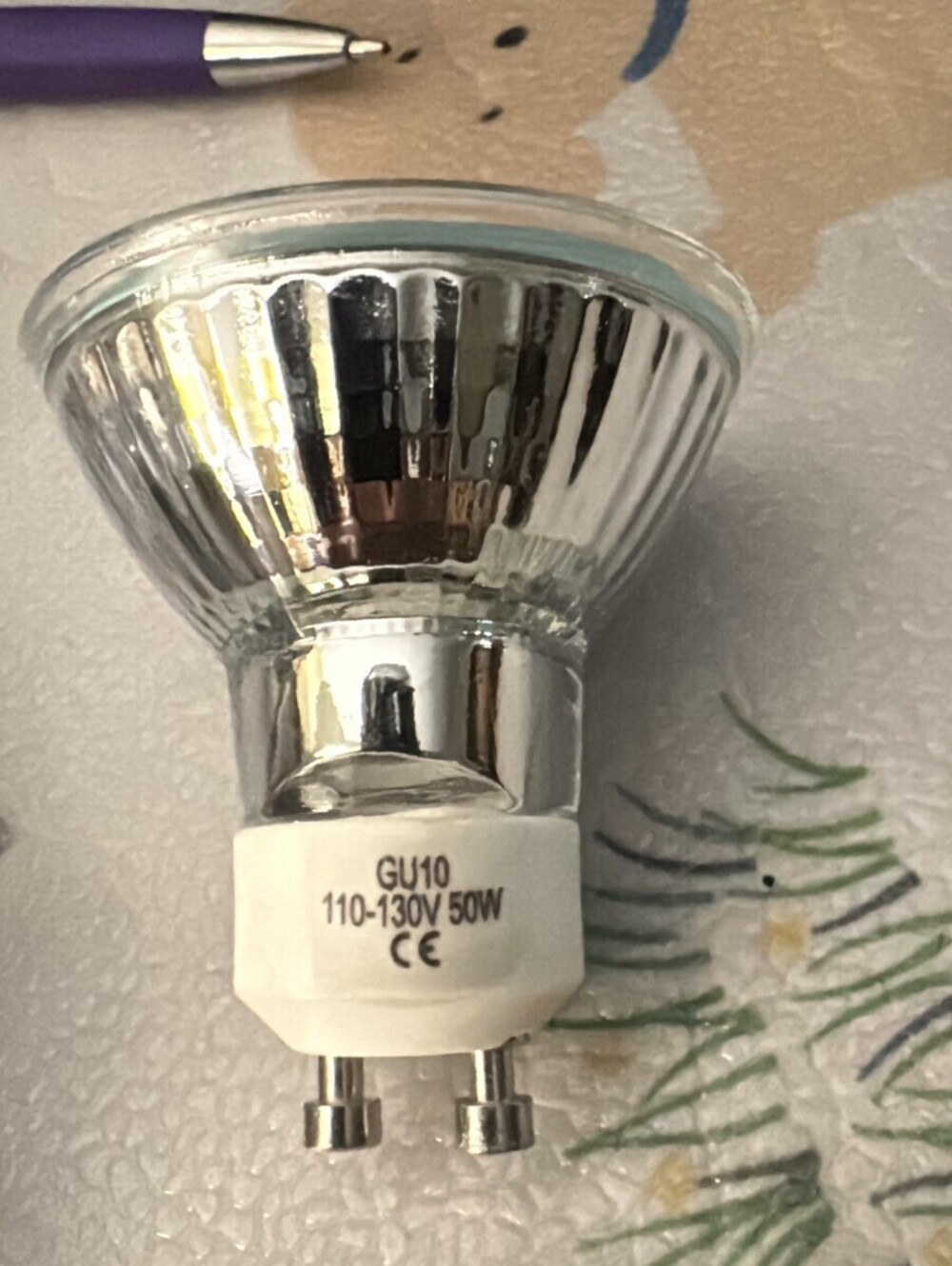GU10 50W Halogen Light 110V-130V Replacement for Wax Warmer Range Hood NIB